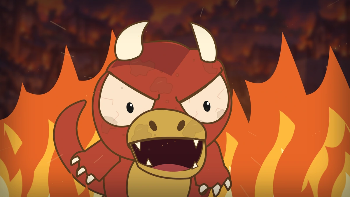 Goro declares his own connection to the First Dragon.