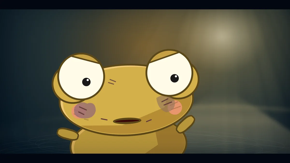 Kero listens, worried.