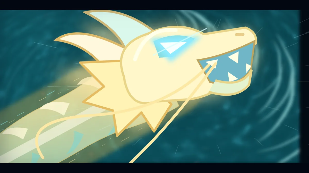 The dragon roars.