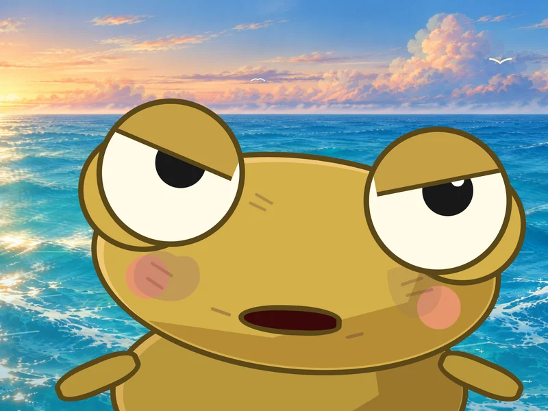 Kero droops, unimpressed with himself.