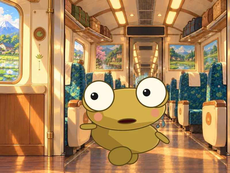 Kero dashes down the aisle with the fish right behind him.