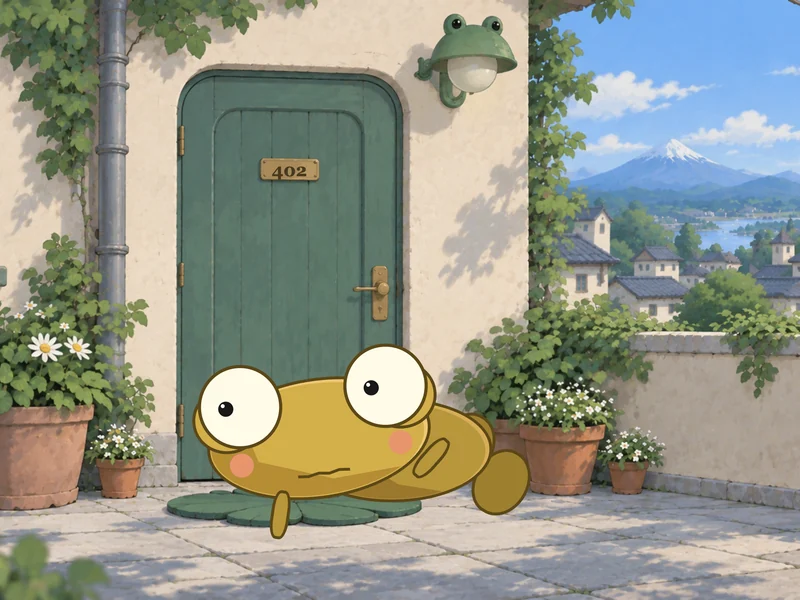 Kero flops flat onto the doormat.