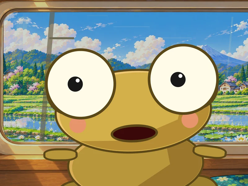 Kero freezes, eyes wide. They have spotted him.