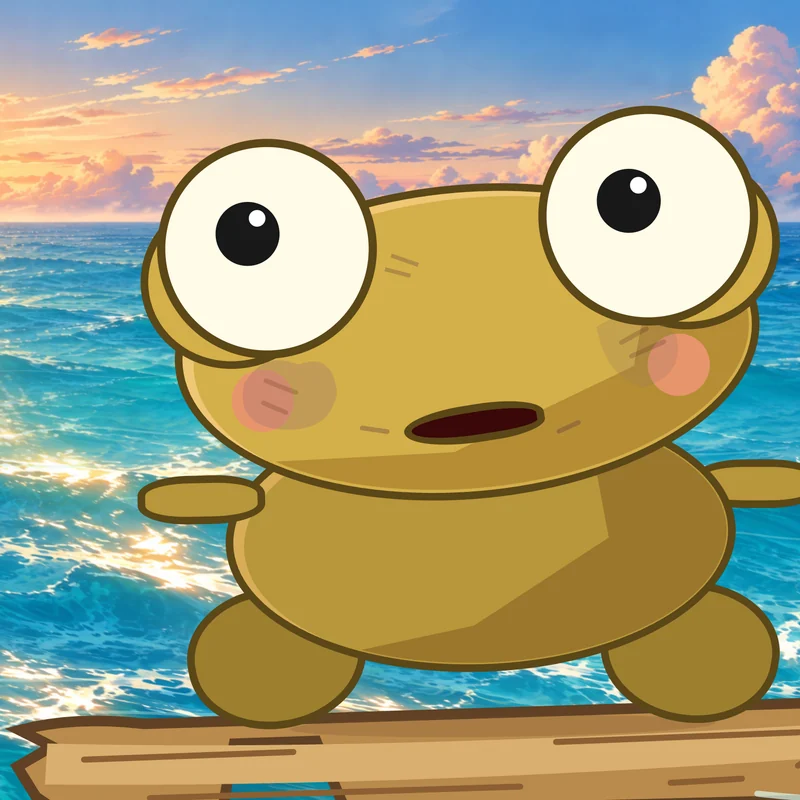 Kero wails on his driftwood.