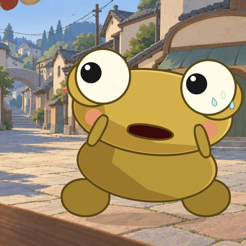 Kero shrinks back, sweating.