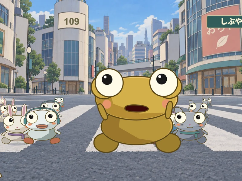 Kero beams at the city.