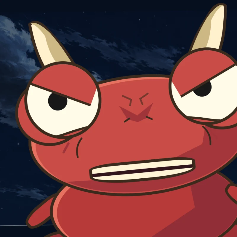 The oni turns to Kero.