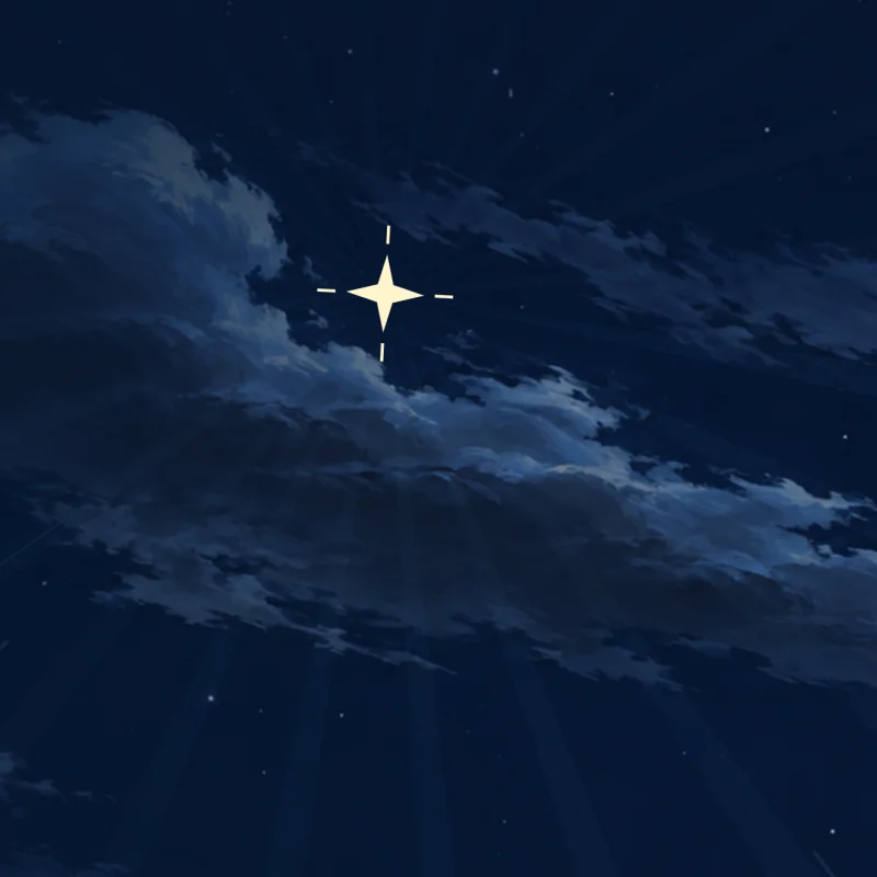 They vanish into a twinkling star.