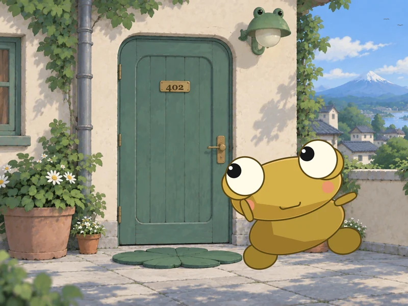 Kero knocks on Sensei’s door.