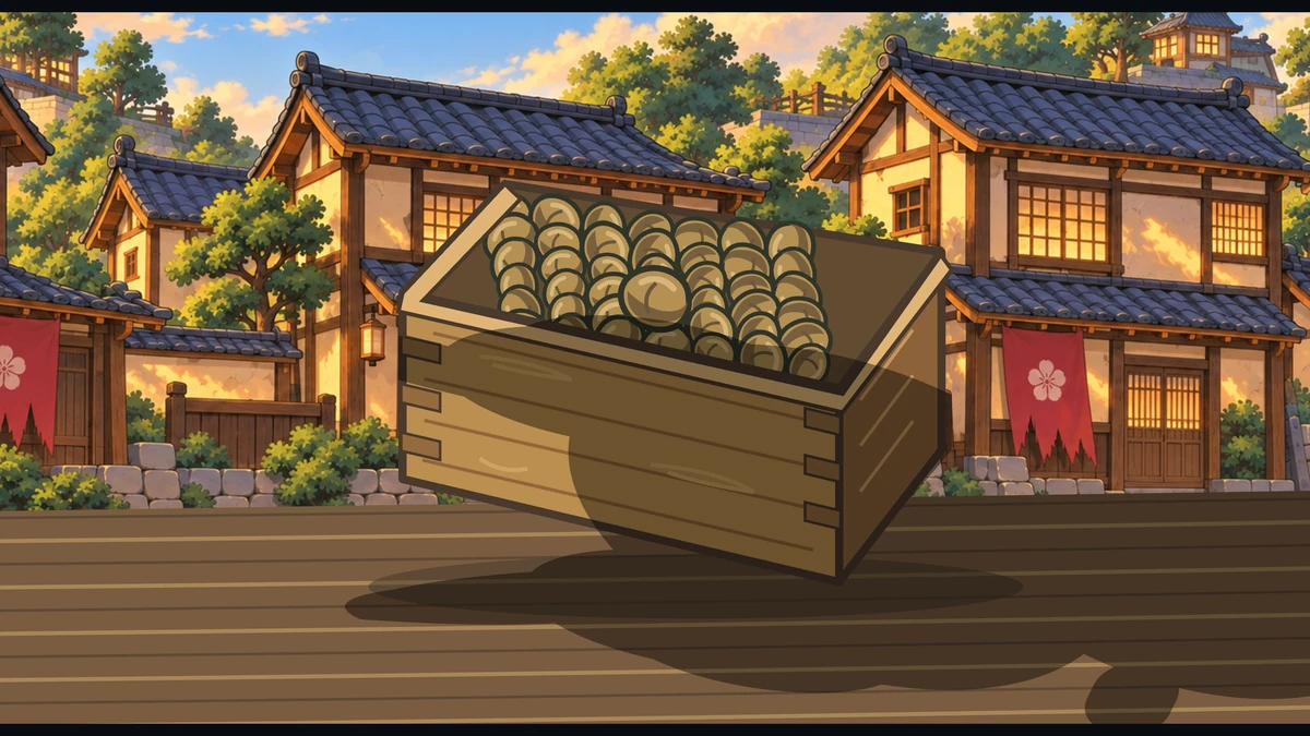 Years ago, a wooden box of roasted beans sits on a sunny village porch.